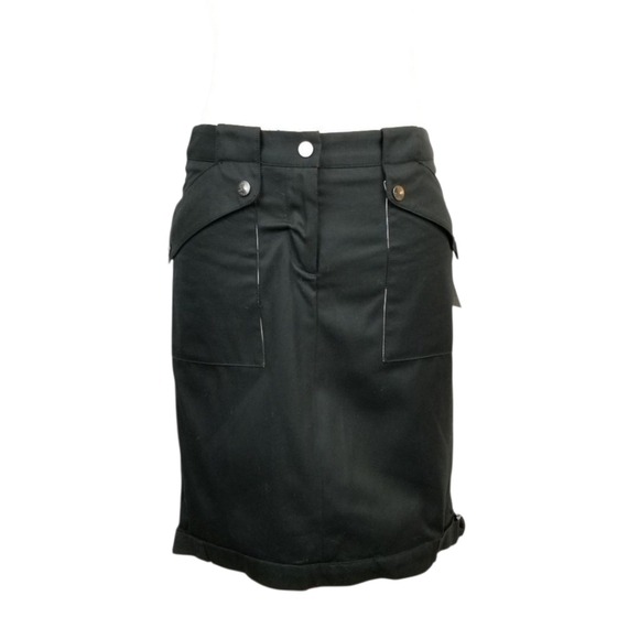 Reyes Dresses & Skirts - Reyes black cargo pocket utility pencil skirt women's size 2 New With Tags